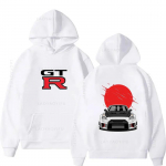 Esimene t&auml;ht D GTR R35 streetweari kapuutsiga pusa, Jaapani auto spordipusa, pusa, meeste riided, Harajuku t&auml;navapusa S
