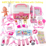 Meditsiiniline m&auml;nguasi lastele arst teeskleva rollim&auml;ngu komplekt 44 tk Simulatsioon hambaarsti kasti t&uuml;drukutele hariv m&auml;nguasjad lastele Stetoskoop