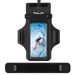 Haissky k&auml;earmband iPhone'ile Veekindel telefoni kott 17 16 15 14 Pro Max iPhone 11 Pro korpuse jaoks Ujumine Surfing K&auml;e telefoni kott must