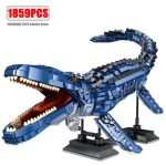 Jurassic Parki dinosauruste maailm ehitusklotsid Tyrannosaurus Rex klotsid komplektid Brachiosaurus poiste m&auml;nguasjad lastele j&otilde;ulukingid No color box