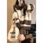 Naiste retrotriibuline &uuml;lisuur kampsun Harajuku kootud džemprid, vintage vabad, k&otilde;ik sobivad &scaron;ikk pullover Topid T&auml;navar&otilde;ivad Y2K L