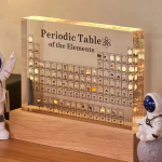 Akr&uuml;&uuml;l Ehtsad Elementide Perioodilisustabel Mendelejevi Perioodilisustabel Kujukeeste Display Teaduslik Ornament Toa Kaunistus Laua Tarvikud desktop decoration puhas