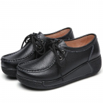 Naiste mokassiinid s&uuml;giseks uued paeltega platvormiga vabaajajalatsid mood daamid libisemiskindlad k&otilde;ndimisjalatsid naiste kiikkingad 2024 41 must