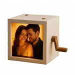 Kohandatud foto klappkarp K&auml;siv&auml;ndaga klappraamat Pildikarp Valgustusega Personaalne foto klappkarbi raam Animatsioonimasin Kingitused j&otilde;uludeks S&uuml;nnip&auml;evaks E valge