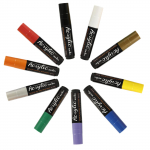 10 V&auml;rvi Akr&uuml;&uuml;lv&auml;rvi Marker 3-15mm Otsa Laius Jumbo Grafitimarkerid Kivi Puidu Klaasi Plastiku Keraamika Kangamaalide jaoks