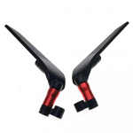 For Aprilia Caponord 1200 Tuono V4 SR MAX 125 Shiver GT Modified motorcycle rearview mirror rotating fixed wind wing reflector C