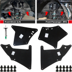 5 tk sisemised porilauad Toyota Land Cruiser Prado 03-20 porilappide pritsmekaitsete kilbi tihend koos rehvimustri s&uuml;gavuse m&otilde;&otilde;turiga 4pcs Fender Liners