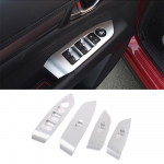 ABS Chrome For MAZDA CX-5 CX5 2nd Door Window Glass lift switch Button Decoration trim covers car interior accessories 2017