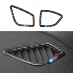 2tk Carbon Fiber Car Central armatuurlaua kliimaseadme v&auml;ljalaskeava raami kleebis BMW 3 seeria F30 3GT F34 2013-2018 jaoks 2pcs