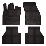 Dywaniki samochodowe gumowe do: Ford Tourneo Connect III kombivan (2022-) - czarne, dopasowane