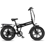 Rincc R200 Maastikuline Kokkupandav T&auml;iskasvanute Elektrijalgratas 750W Mootor 50KM/H Tippkiirus 20-tollised Paksud Rehvid 48V15AH Aku Linna Pendelratturiks Elektrijalgratas must