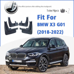 Porilapp BMW X3 G01 2018  2022 Eesmine Tagumine Porilapats Porikaitsmed Auto Tarvikud Auto Stiilimine Pritsmekaitse must