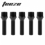 10pieces car wheel lugs bolts for f10 f30 f15 f16 BMW universal nuts stud screws M12 x 1.5 M14 x 1.5 M14 x 1.25 black 12.9 M12x1.5
