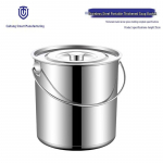Kaasaskantav roostevabast terasest mitmeotstarbeline &auml;mber kaanega Thickened stainless steel 25cm*25cm