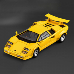 1:32 Lamborghini Countach LP500S Sulamist Mudelauto Die Cast M&auml;nguautod Lastele Kodu Kaunistused J&otilde;ulukogu kollane