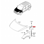 1 paar autokattehinge kate 79110-3W000 79120-3W000 Kia Sportage 2010-2018 mootorikattehinge 791103W000 791203W000-A87Q jaoks nagu n&auml;idatud v&auml;rv