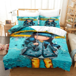 Santoro Gorjuss Tekikate Kollektsioon T&auml;is Queen King Suurus Anime Kaunis T&uuml;druk Voodipesu Kollektsioon 3D Prindiga Santoro Gorjuss T&uuml;drukute Tekikate 70x133cm 2pcs blue