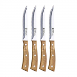 Ensemble de couteaux &agrave; viande - SAN IGNACIO - Compact - 12,5 cm - Acier inoxydable - 4 pi&egrave;ces