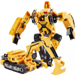 Kuum 8 stiili Devastatori transformatsioonirobot 8 &uuml;hes segisti buldooser auto tegevuskuju ABS-i deformatsioonimudel m&auml;nguasjad poisile kingitus With Box
