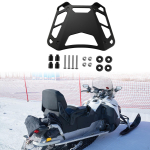 Motorcycle Rear Luggage Rack Trunk High Performance Easy to Install Tour Top Case black