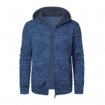 Meeste mantel kapuutsiga n&ouml;&ouml;riga pikkade varrukatega lukuga vabaajajakk taskutega &uuml;hev&auml;rviline l&otilde;dva l&otilde;ikega spordiriietus S tumesinine v&auml;rv