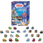 Thomas the Tank Engine Minis Advendikalender 2024 J&otilde;ulum&auml;nguasjad, 24 miniatuurset m&auml;ngurongi ja autot eelkooliealistele, alates 3. eluaastast
