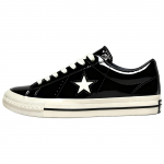 Converse x Noritake ONE STAR 95 Patent Leather Low top Skateboard Shoes Unisex Black A17901C 35