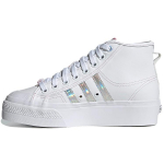 Adidas Nizza Platform Mid 'White Iridescent' Women's H01566 36⅔