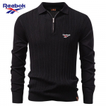 Reebok 2026 S&uuml;gis ja Talv Tikand Uus Meeste Kampsun Pikkade Varrukatega Kootud Kampsun Poollukuga &Auml;ri Casual &Otilde;huke Kampsun Meestele S