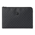 Gucci Interlocking G Detail L&otilde;uend ja Nahk Sidurikott Unisex K&auml;ekotid Must 792117-92TCF-1000 Basic Set (Bag+Dust Bag)