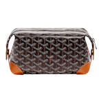 Goyard Monogram Zip Reisikott L&otilde;uend ja Vasikanahk Tualett-kott Unisex kotid Must Pruun BOEING025TY-01CL03P Basic Set (Bag+Dust Bag)