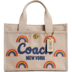 Coach 26 Cargo V&auml;rvilise Tikandiga L&otilde;uendi ja Satiini Kandekott Naiste kandekott Naturaalne CBF52-B4TXI Basic Set (Bag+Dust Bag)
