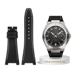 28mm Kellarihm IWC Engineer Watch jaoks soonikuga rihm IW500501 IW378507 IW322703 Seeria Ehtne nahk Nailonist kellarihm Randmerihm 28mm black