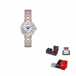Tissot Little Beauty kollektsioon Automaatne mehaaniline liikumine Naiste k&auml;ekell Kell 29mm H&otilde;bedane sihverplaat T126.207.22.013.00 Silver Dial