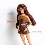 2026 Uus 30cm Supermodelli Nuku Riided Mood MaaS&uuml;mfoonia S&uuml;gis/Talv R&otilde;ivaste Aksessuaarid 1/6 BJD FR Riides&auml;ttimise Nuku M&auml;nguasjale Fits 30cm dolls gray