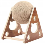 M-Modern-Lemmikloomakassikriimitspall Kulumiskindel Sisal keerlev lihvimis-k&auml;papallilaud T&auml;ispuit kassidele Kriimustuslaud