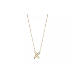 Tiffany & Co. Palomas Graffiti V&auml;ike X-kujuline 18K Kuldne Kaelakee Unisex kaelakee GRP11483 Gold,S