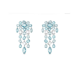 Swarovski Gema segal&otilde;ikega valge kullaga kaetud kristallk&otilde;rvar&otilde;ngad Naiste k&otilde;rvar&otilde;ngad Sinine 5666015 Box (Random Color)