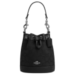 Coach Mini Kopp-kott Signature Jacquard'is CT863-SBKBK Basic Set (Bag+Dust Bag)