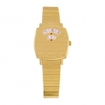 Gucci kell GRIP, kullatud roostevabast terasest sihverplaat, safiirklaas, kvarts, 27 mm, YA157502 kuld