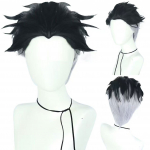 Anime Himejima Gyomei Cosplay Kost&uuml;&uuml;m Munga Tr&uuml;kiga V&auml;lisr&otilde;ivas Parukas Meeskonna &Uuml;htne K&auml;ev&otilde;rud Mees Halloweeni Karnevali &Uuml;likondMunga Tr&uuml;kkimine S