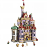 Disney Kaunitar ja Koletis Belle printsessi lossi ehitusklotside m&auml;nguasi, hariduslik ehitusmudel, loominguline kingitus lastele