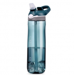 750ml/1000ml Tritan Materjalist Vee Pudel Joogik&otilde;rrega &Ouml;koloogiliselt S&otilde;bralik Vastupidav J&otilde;usaali Fitnessi V&auml;lisspordi Shaker Joogipudel 750ml roheline