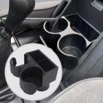 for Nissan Patrol Y61 1997-2016 FYE727068 Car Armrest Water Cup Holder Heatproof Drink Holder FYE727069 Black/Beige/Brown pruun