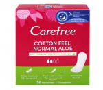 H&uuml;gieenisidemed - CAREFREE - NORMAALNE ALOE - H&uuml;poallergeenne - Puuvill - Mugav