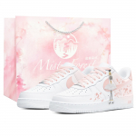 Nike Air Force 1 libisemiskindlad kulumiskindlad madalad rulaketsid Naiste roosa valge DD8959-100(Team598-BOX) 40