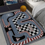 M&auml;nguauto v&otilde;idus&otilde;iduraja vaip poisi tuppa meesteruumidesse m&auml;ngutuppa e-spordi tuppa vaip lasteaeda elutuppa laste m&auml;ngumatt 120x160cm gray