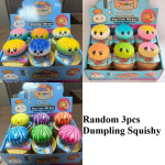 M&auml;nguasjad Tarvikud 1-3 tk Vikerkaare Salap&auml;rane Pelmeen Pehme Pelmeen Squishy Fidget Laua Laua Kaunistus Peo Kingitused Kingitus