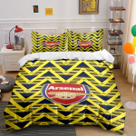 Kollased chevrond, Arsenali embleem. Voodipesukomplektid Tekikotikomplektid Tekikotid Padjap&uuml;&uuml;rid(1 * Tekikott 2 * Padjap&uuml;&uuml;ri (tekk ei kuulu komplekti)) 135x200cm