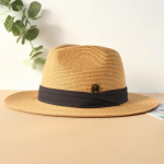 Disainer M Suur Suurus XL 61cm 63cm Reisimine Panama &otilde;lgk&uuml;barad Naistele Meestele Pulmad Lai &auml;&auml;r Fedora Rannak&uuml;bar UV UPF 50+ P&auml;ikesek&uuml;barad M 55-57cm khaki